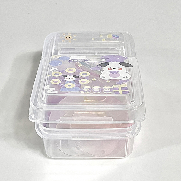Uppsamlingsbehållare Case Plast Transparent förvaringslåda Liten 1PC