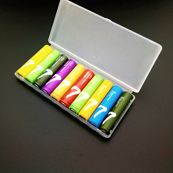 Bärbar plast case cover hållare förvaringsbox för 10st