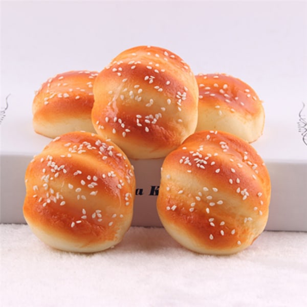 Nya 8 cm Kawaii Squishy Bullar Rostat bröd Tecknad mjuk barnleksak C Multi 8*7cm