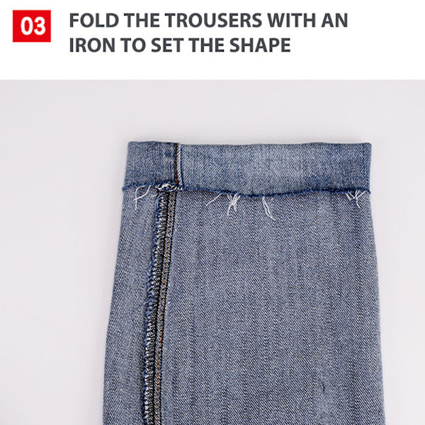 2M Pants Edge Shorten Självhäftande byxor Munpasta Jean Pant A