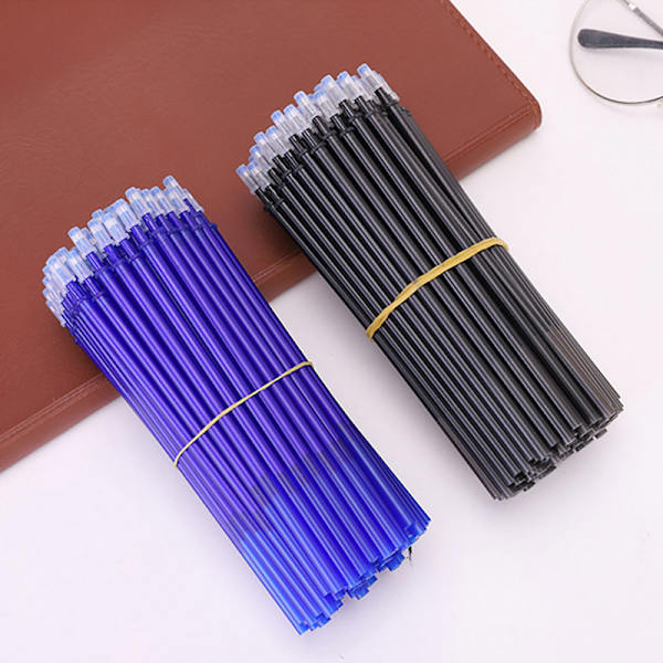 100 st/lot 0,5 mm Gel Pen Raderbar Pen Refill Rod Set Blue Blac Black 100PCS