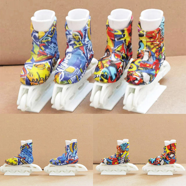 Finger Shoe e Skate Board Scooter Doll Shoe Toy Fingerboarding A