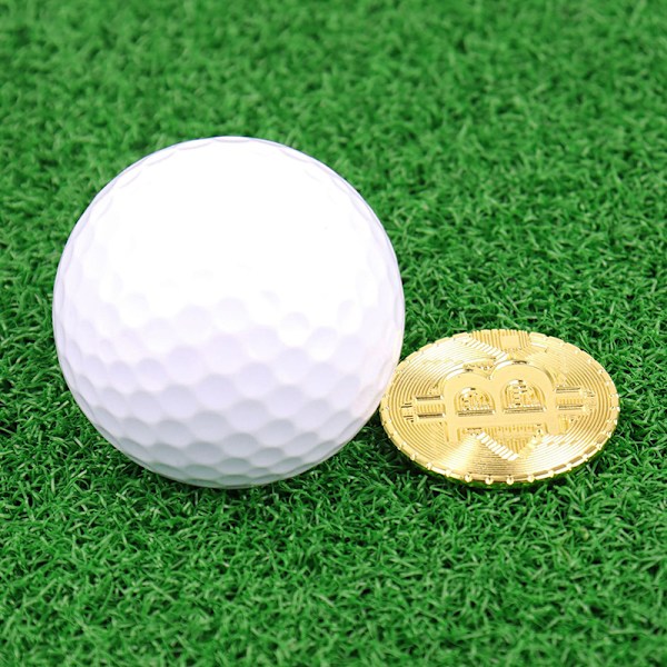 1st golftillbehör Mark Hat Clip Ball Marker Set Magnetisk hatt Gold