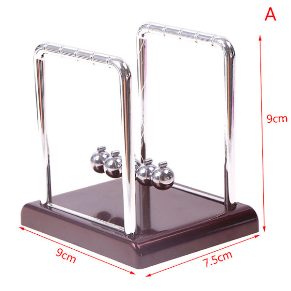 Hantverk Newtons Cradle Skrivbordsbordsdekor Metall Pendelkula Phy A