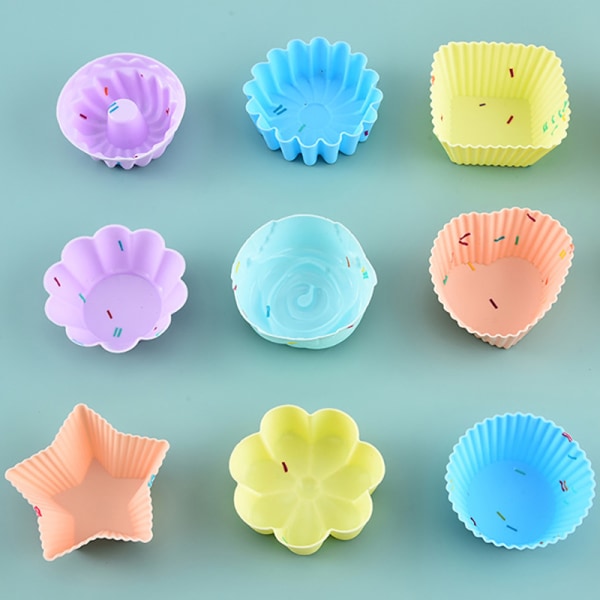 5/9st Form Multi-form Muffin Cupcake Bakning Mol 3