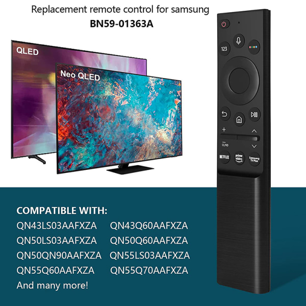 Lämplig för QLED Voice Smart TV Fjärrkontroll Universal BN59 A1 01363A