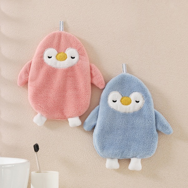 Handdukar Coral Fleece Hängande handduk Absorberande handdukar Childre A4