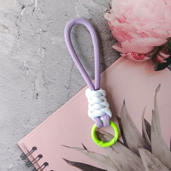 Nyckelring Lanyard Stark rem för nycklar Flätat paraplyrep Ha A11