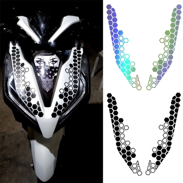 Motorcykelklistermärken Vattentät Cool dekorativ dekal självhäftande Multicolor