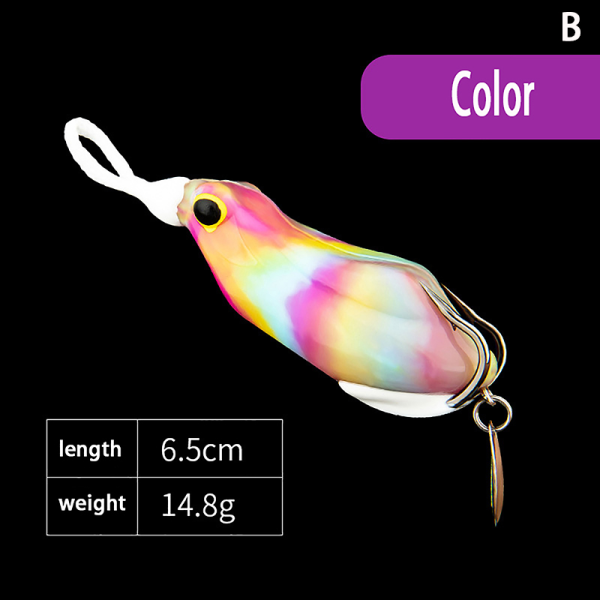 Den nya åskgrodan lure sub-bete bete mjukt bete svart fisk r color B eada |  color B | Fyndiq