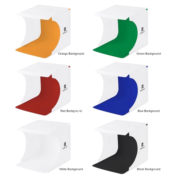 Mini Folding Photography Studio Soft Box 2LED Lightbox