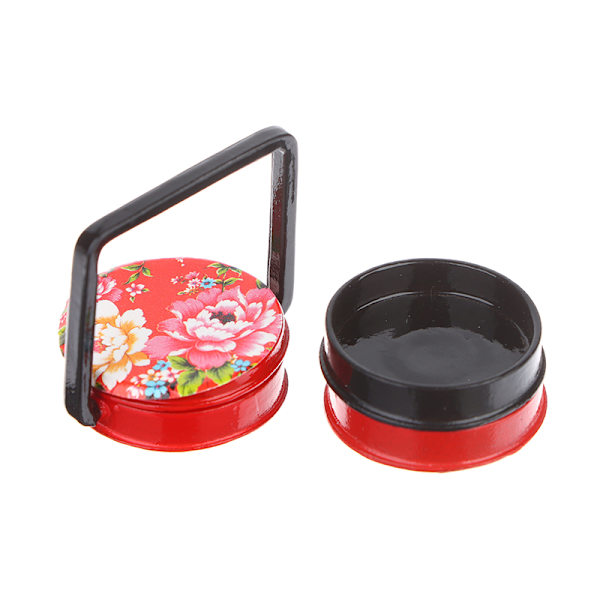 1:12 Dollhouse Mini Basket Alloy Lunchbox Snackbox Box Deco