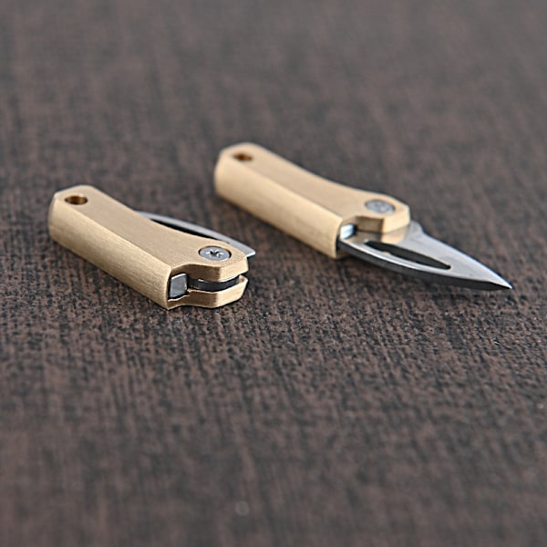 Mässing Magnetic Attraction MINI Folding Portable Unboxing Blade