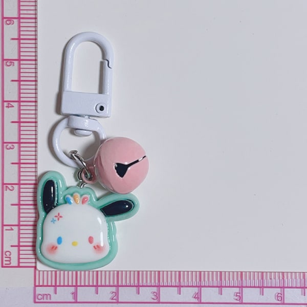 Kawaii Min Melodi Kuromi Cinnamoroll Tecknad Docka Nyckelring Med A2