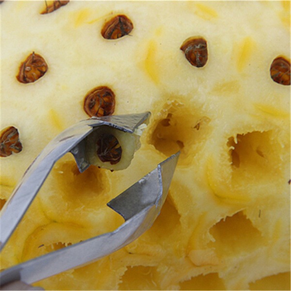 Salladsverktyg Fruit Clip ter Rostfritt stål Corer Slicer Pineapp