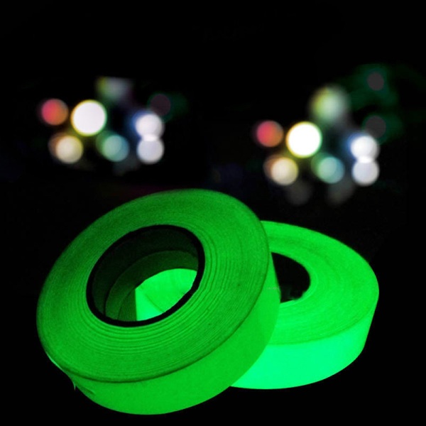Luminous Tape Självhäftande Glow In The Dark Safety Stage Stick 10MM