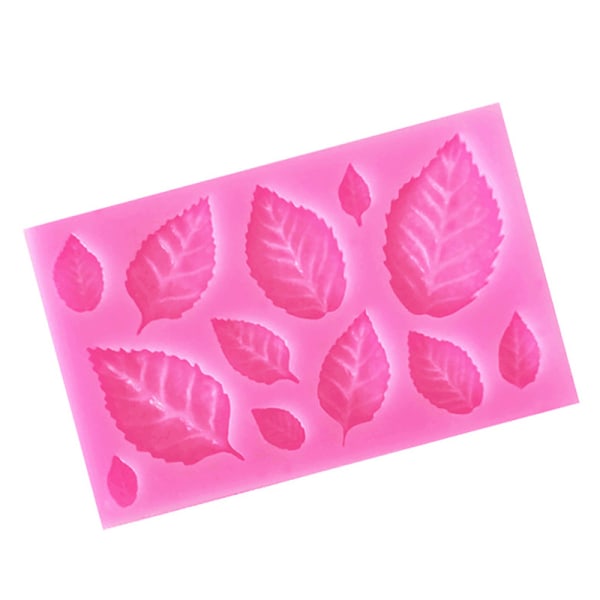 3D Mini Rose Flower Leafs Form DIY Fondant Chocolate S A4