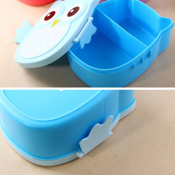 e Bento Lunchbox Mikrovågsugn Student Office Worker Insulat Blue