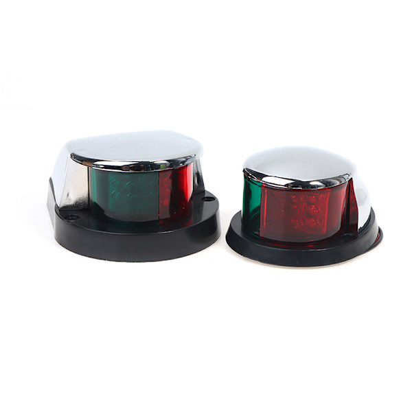 Båtljus Röd & Grön 12V LED Bow Navigation Light Sailing S L