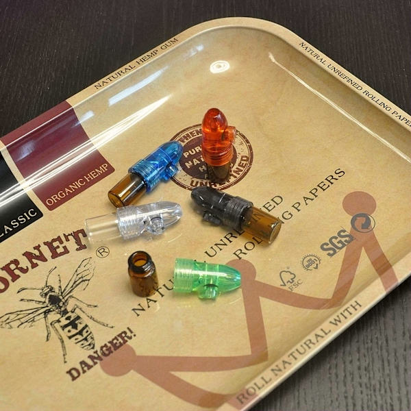 53 mm/67 mm/82 mm glasflaskor Pillbox-fodral Bärbar case 53mm