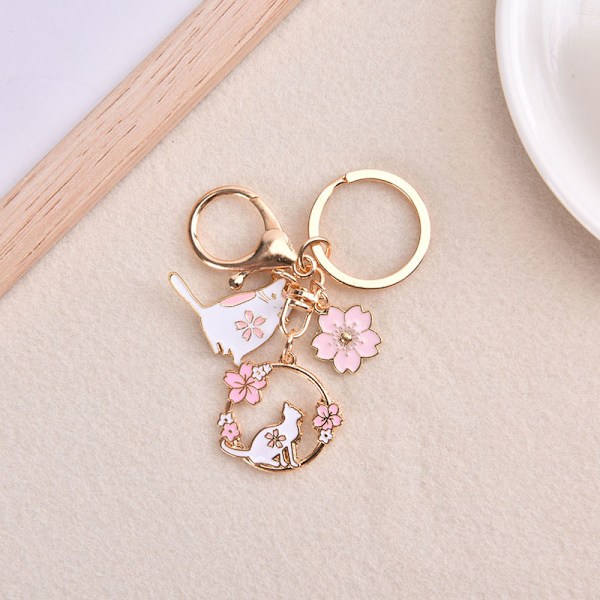 e Keychain Cat Pet Paw Nyckelring Djurfotspår Nyckelringar Så P3