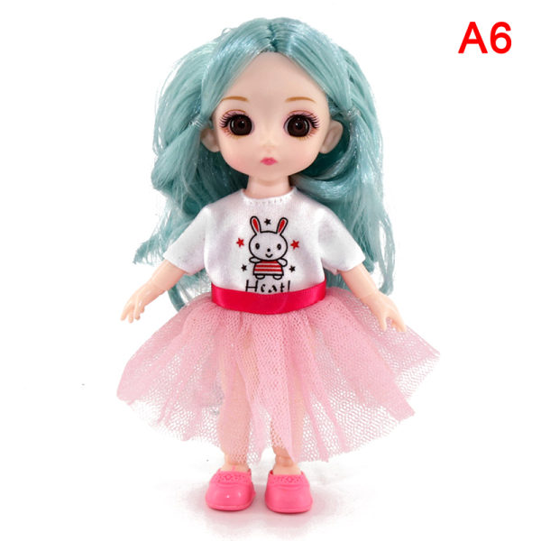 BJD CASUAL Docka Fritidsmode Prinsessan Kläder Kostym Accessoarer A6