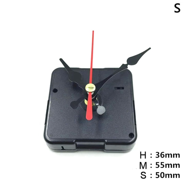 1 Set Silent Quartz Clock Movement Mechanism DIY Kit Batteri Po S