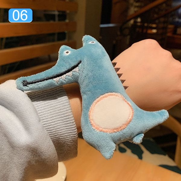 1st Kawaii Animal Cartoon Frukt Klap Ring Slap Snap Wrap Handled A6