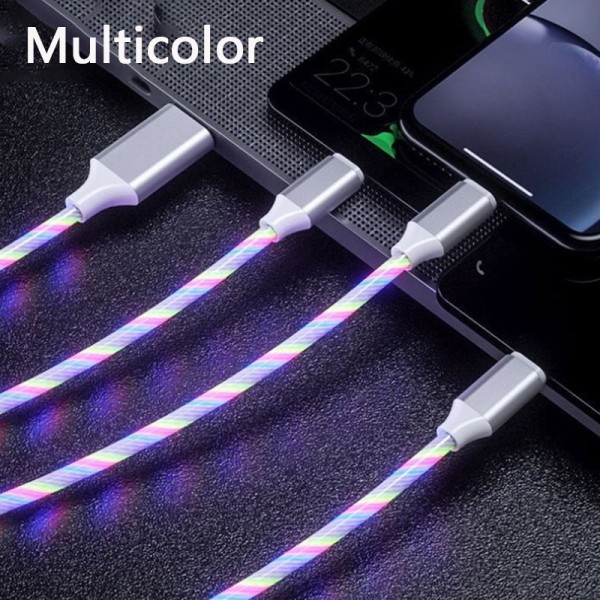 Köp LED-lampa Type-C USB-kabel för snabbladdning av magnetisk sladd Univ |  Fyndiq