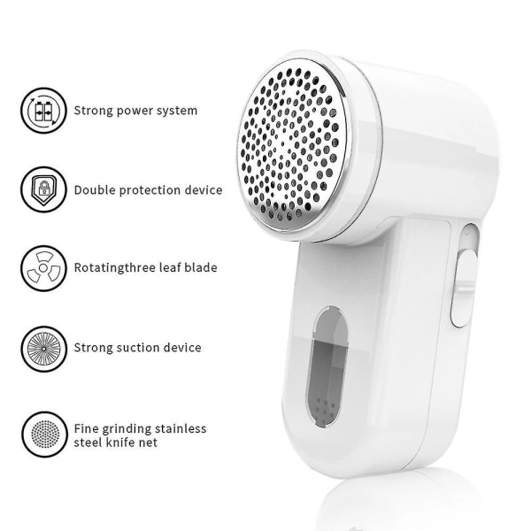 Stofbarber Lint Remover Med 2 Hastigheder Inkluderet, Ekstra Seks Blade, Bærbar Tøjbarber Til Effektiv Fnug Og Fnugfjernelse 6. Juni 15