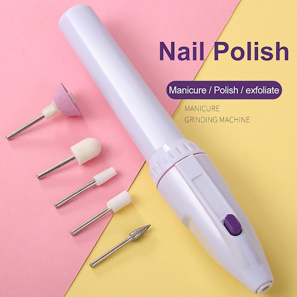 New 5 In 1 Nail Trimming Kit Electric Manicure Pedicure Kit