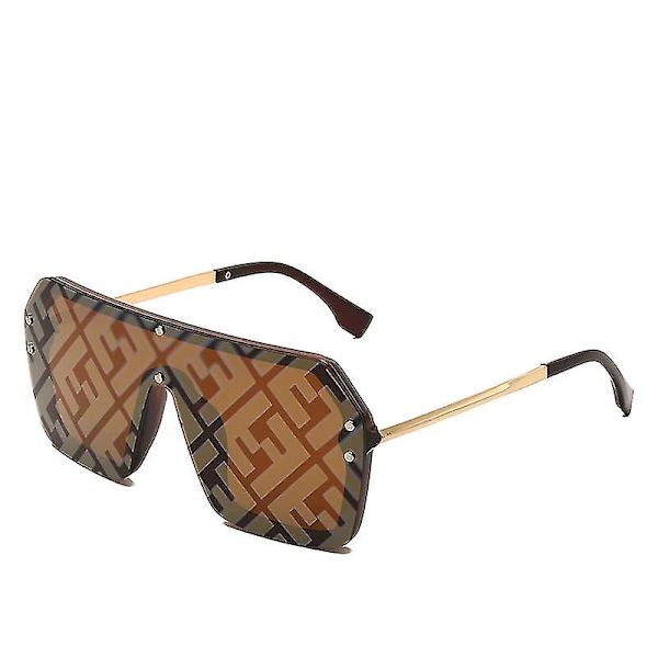 Italien Design Solglasögon Oblique Mask Solglasögon Unisex Tryckta Solglasögon ZD Y C5
