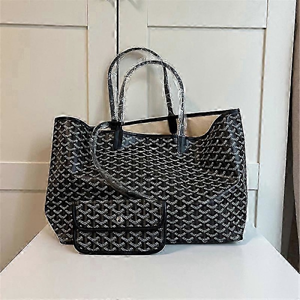 2025 Ny Stor Veske Tote Bag Morveske Håndveske Gaver L Black