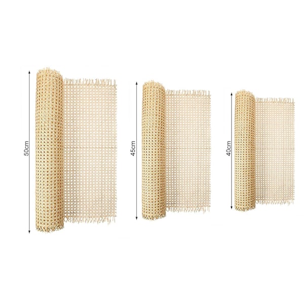 1 rulle imiteret-rattan net dekorative fletningsprojekter, der laver simuleret rattan-vævningsbånd 45cm