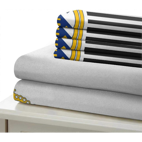 Barnens Täcke Set D Tryck Real Madrid Täcke Set med Dragkedja för Kända Fotbollslag Barn 135*200 CM King220x240cm
