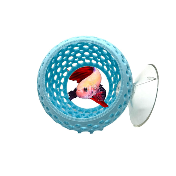 Betta fisk boblegjem | Akvariegrotte med sugekopp, egnet for små fisketanker, betta fisk habitat, rekegjemmested, akvatisk dekorasjon pink