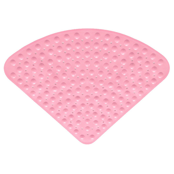 Skridsikker til badekar og brusebad Skridsikker hjørne brusebadsmåtte - Skridsikker hjørne brusebadsmåtte Pink