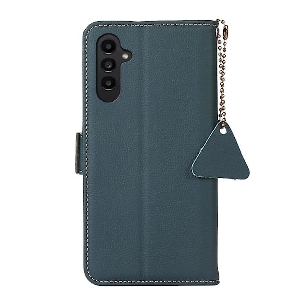 Samsung Galaxy S24 -puhelinkotelo, sivumagneettinen Tj aito nahka Rfid Green