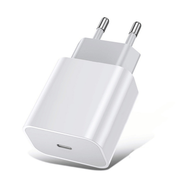iPhone-lader - hurtiglader - adapter + kabel 20W hvit pakke iPhone 1 piece