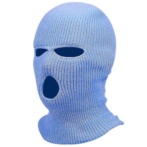 3 hullers vintervarm unisex balaclava-maske Light blue