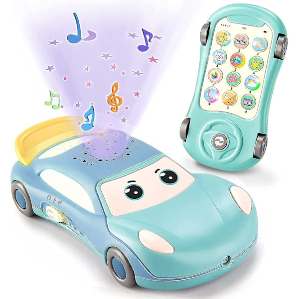 Baby Cell Phone Toys, Cell Phone Toys With Music And Lights, Baby Toys 18 Months Learning And Education, Kids Musical Car Toys Gifts For Boys 2+