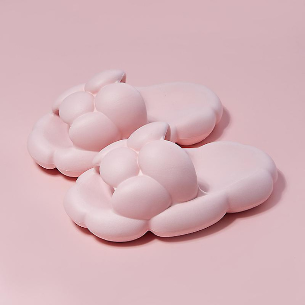 Söta äggmoln-tofflor för kvinnor - Sommar, EVA, mjuka, tjocka, inomhus, halkfria Pink 40 41