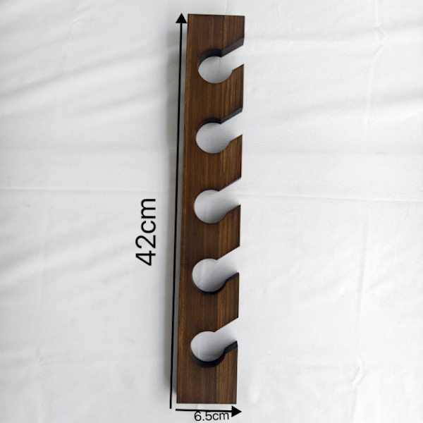 2 kpl Hat Rack seinälle puinen baseball-lippikset järjestäjä seinäkiinnitys Walnut color