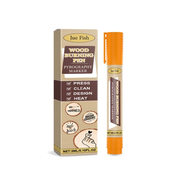 3 ml/låda träpyrografimarkörpenna - DIY-design träunderlägg/skärbräda brännande pyrografimarkör