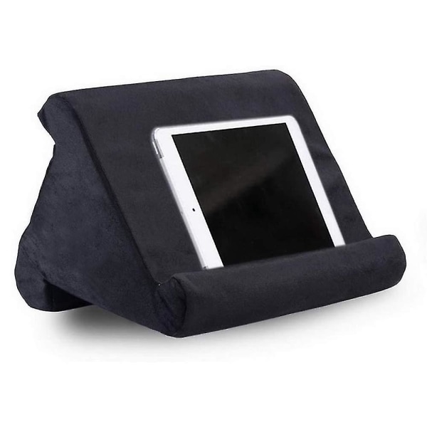 Kudddyna Ultra multi-vinklar mjukt tablettställ, svart - Bekväm vinklad visning för Ipad, surfplattor, Kindle och mer
