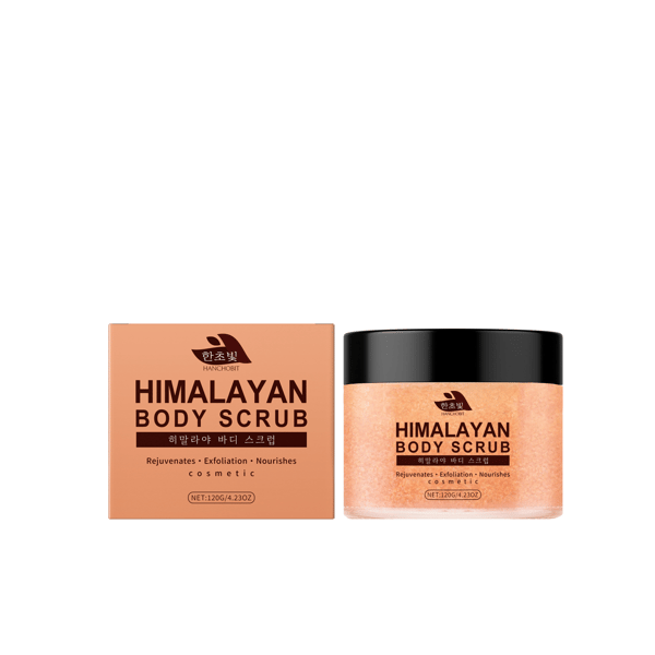 Himalaya Salt Body Scrub Cream renser døde hudceller og efterlader dem hydrerede og glatte