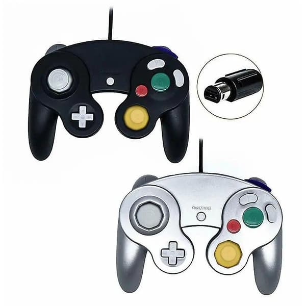 Kablet Gamepad til Ngc Gc-spil til Gamecube-controller til Wii & wiiu Gamecube til Joystick Joypad-spiltilbehør Gamepads Purple 1PCS