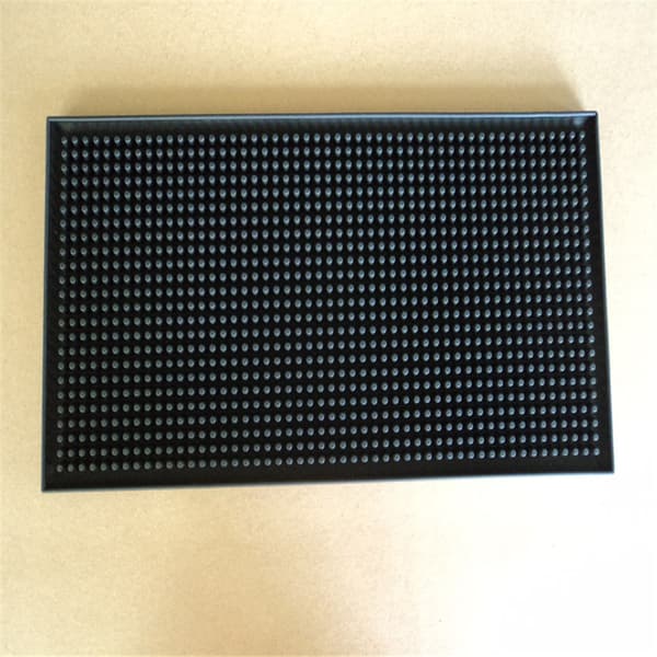 Opvaskemåtte - Opvaskestativ - 45 x 30 cm - Sort