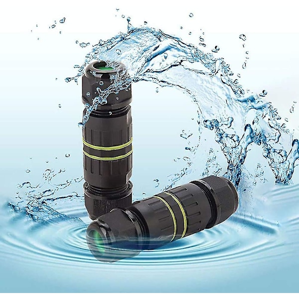 Waterproof Connector Box/ 3 Pcs Ip68 Waterproof Cable Connector/external Sheath Connector/max ?10mm