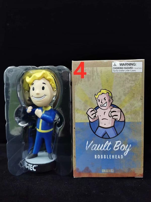 Fallout Vault Boy Bobble Head PVC Actionfigur Samleobjekt Modellleketøy Style 4